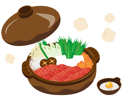 すき焼きは、関東と関西では違います。すき焼きの関東、関西の違いを、味、割り下、具材、肉、レシピ（作り方）（sukiyaki style kansai kanto）などの項目訳でまとめています。意外と知られていない、国民的人気メニューの一つ「すき焼き」の関東関西の話題です。肉通販取り寄せイラストすき焼き鍋